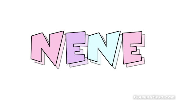 NeNe Logo Free Name Design Tool From Flaming Text