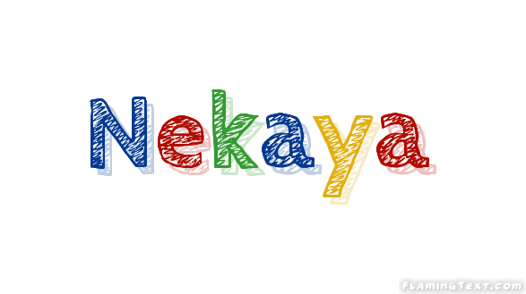 Nekaya Лого Бесплатный инструмент для дизайна имени от Flaming Text
