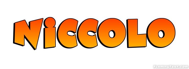 Niccolo Logo | Free Name Design Tool from Flaming Text