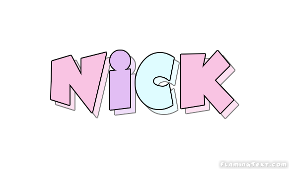 Text nick. Nick logo 2003. Логотип Nick Rewind. Nickname logo. Nick PPF logo.