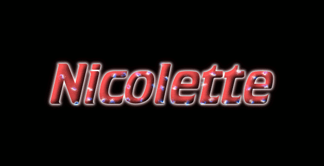 Nicolette 徽标