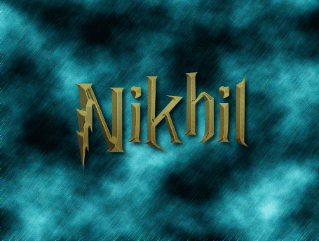 Nikhil Logo | Free Name Design Tool from Flaming Text