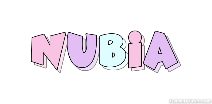 Nubia Logo | Free Name Design Tool from Flaming Text