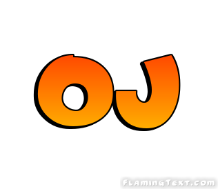 Oj Logo | Free Name Design Tool from Flaming Text