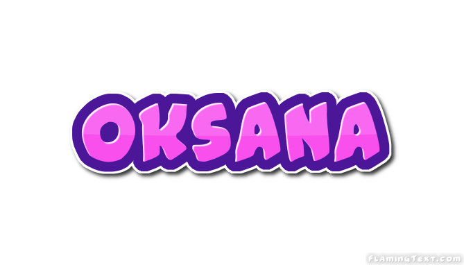 Oksana 徽标