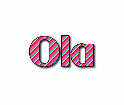 Ola Logotipo | Ferramenta de Design de Nome Grátis a partir de ...