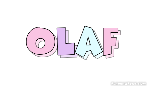 Olaf ロゴ
