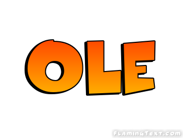 Ole Logo  Free Name Design Tool from Flaming Text