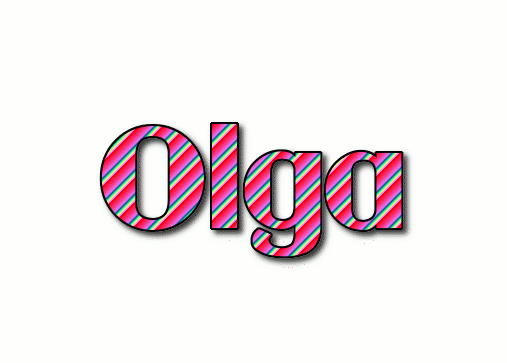 Olga Logo | Free Name Design Tool von Flaming Text