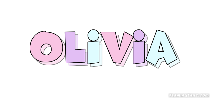 Olivia Logo | Free Name Design Tool from Flaming Text