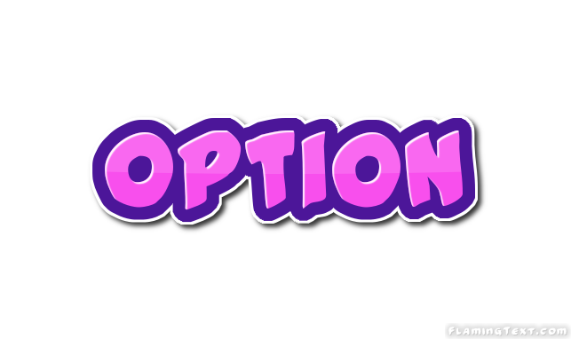 Option شعار