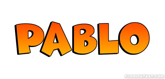 Pablo Logo | Herramienta de diseño de nombres gratis de Flaming Text