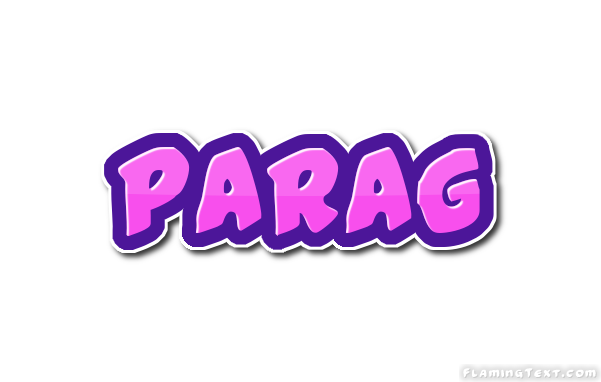 Parag Logo | Free Name Design Tool from Flaming Text