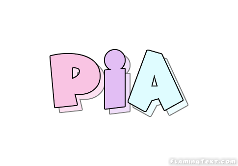 Pia 徽标