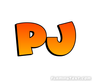 Pj Logo | Free Name Design Tool from Flaming Text
