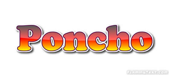 Poncho ロゴ