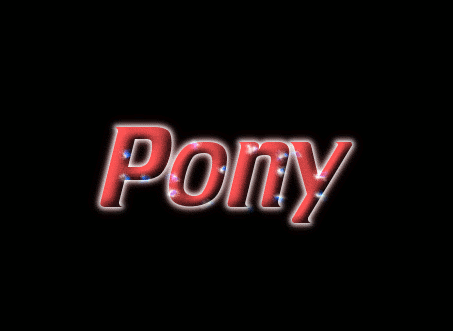 Pony Logo | Free Name Design Tool from Flaming Text