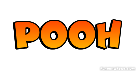 Pooh Logo Free Name Design Tool From Flaming Text