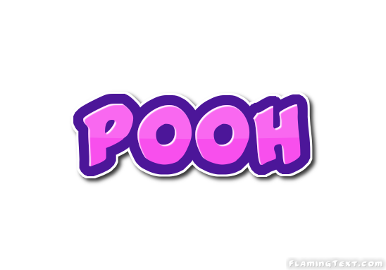 Pooh Logo Free Name Design Tool Von Flaming Text