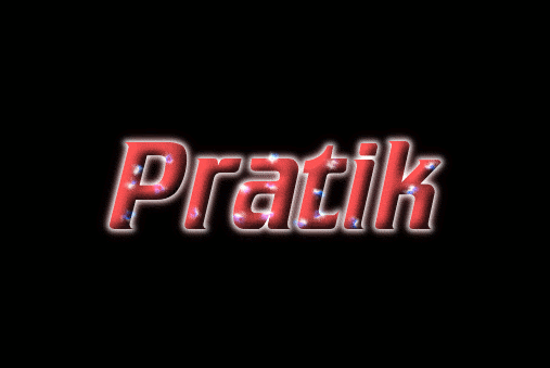 Pratik Logo | Free Name Design Tool from Flaming Text
