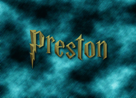 Preston Logo | Free Name Design Tool from Flaming Text