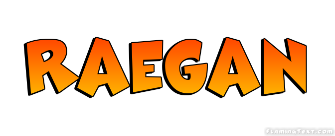 Raegan Logo | Free Name Design Tool from Flaming Text
