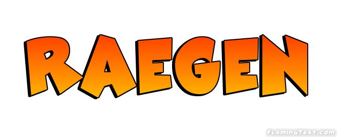 Raegen Logo | Free Name Design Tool from Flaming Text