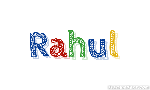 Rahul Logo | Free Name Design Tool from Flaming Text
