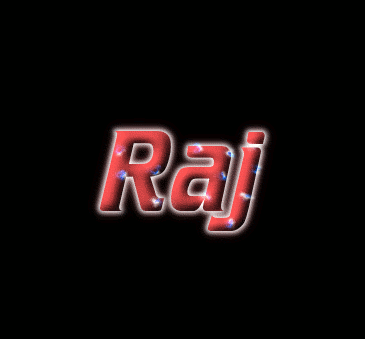 Raj Logo | Free Name Design Tool from Flaming Text