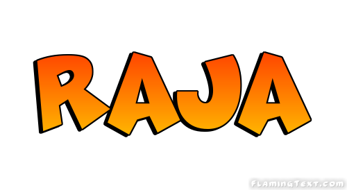 Raja Logo | Free Name Design Tool from Flaming Text