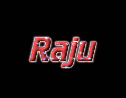 Raju Logo | Free Name Design Tool from Flaming Text
