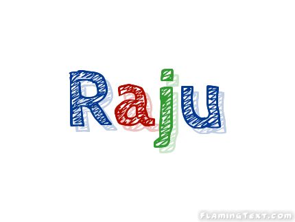 Raju Logo Free Name Design Tool From Flaming Text