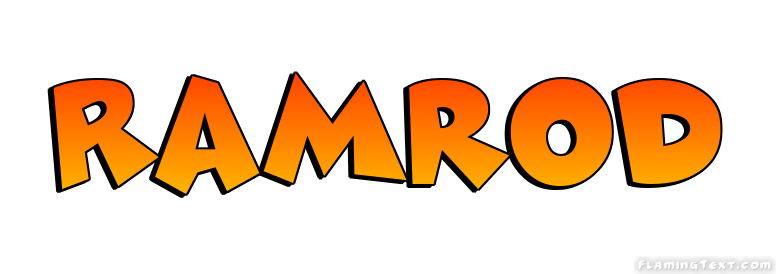 Ramrod Logo | Free Name Design Tool from Flaming Text