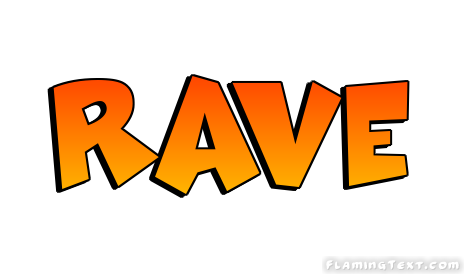 Rave Лого  Бесплатный инструмент для дизайна имени от Flaming Text