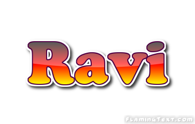 Ravi Logo | Free Name Design Tool from Flaming Text