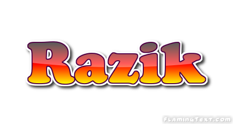 Razik Logo Free Name Design Tool From Flaming Text