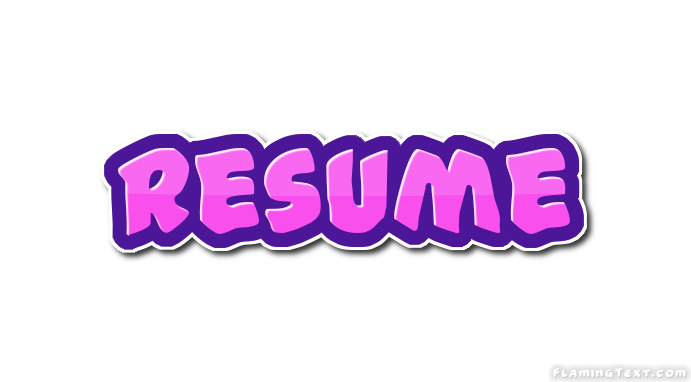 Resume شعار