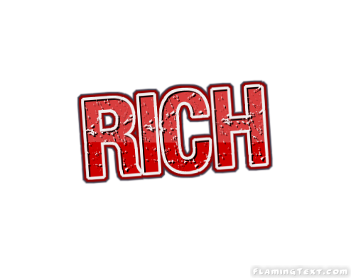 Rich Лого | Бесплатный инструмент для дизайна имени от Flaming Text