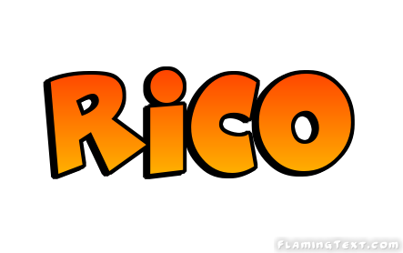 Rico Logo | Free Name Design Tool from Flaming Text