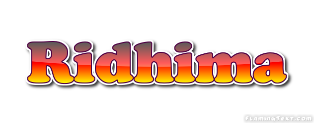 Ridhima ロゴ