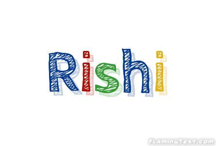 Rishi Logo | Free Name Design Tool from Flaming Text