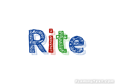 Rite Logo | Free Name Design Tool from Flaming Text