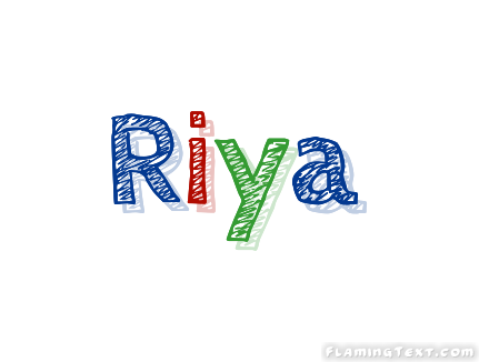 Riya Logo Free Name Design Tool From Flaming Text