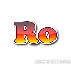 Ro Logo  Free Name Design Tool from Flaming Text