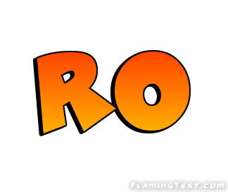 Ro ロゴ フレーミングテキストからの無料の名前デザインツール