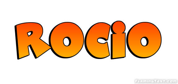 Rocio Logo | Free Name Design Tool from Flaming Text