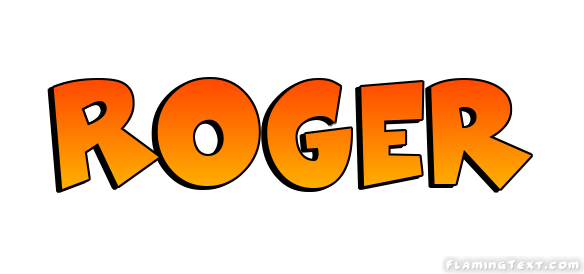 Roger Logo | Free Name Design Tool from Flaming Text