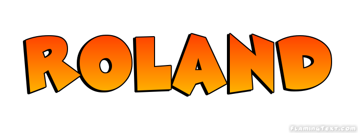 Roland Logo | Free Name Design Tool from Flaming Text