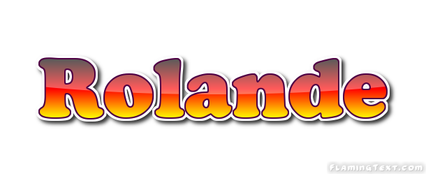 Rolande Logo | Free Name Design Tool from Flaming Text