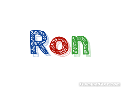 Ron Logo | Free Name Design Tool from Flaming Text